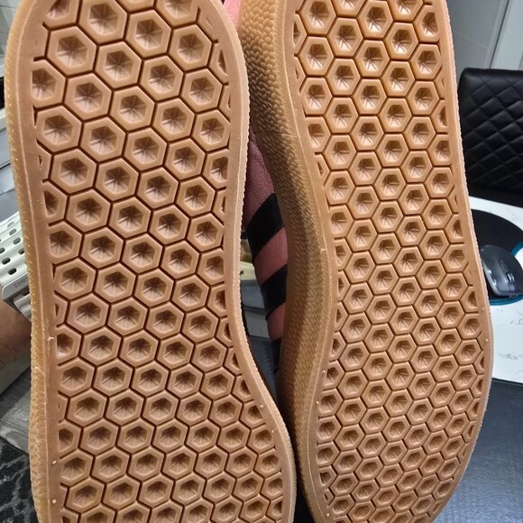 adidas Gazelle ADV Light Pink / Core Black Skateboarding JR7106 Mens Sz 10 NEW - Picture 9 of 11